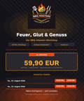 Feuer, Glut & Genuss (Grill-Workshop Ticket)