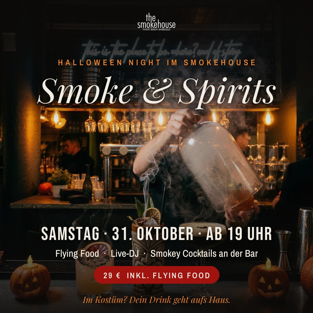 Smoke & Spirits – Halloween Night im Smokehouse