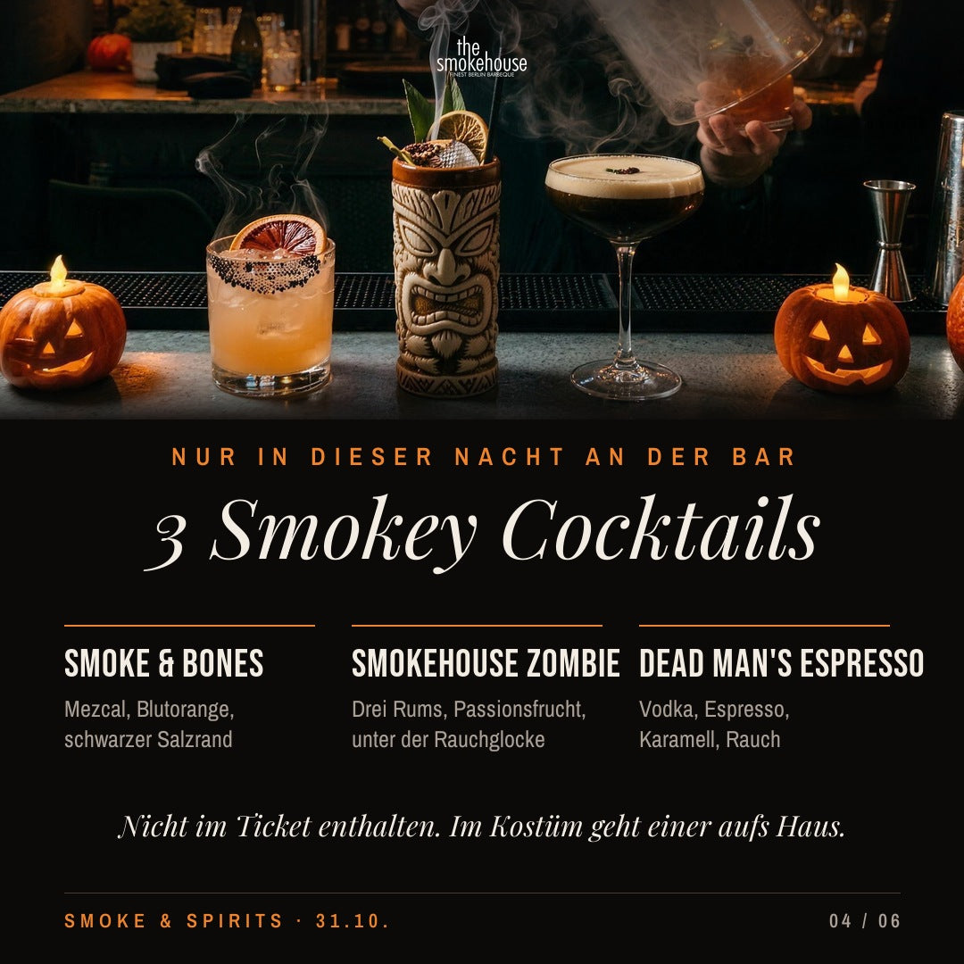 Smoke & Spirits – Halloween Night im Smokehouse
